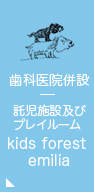 歯科医院併設 託児施設及びプレイルーム kids forest emilia